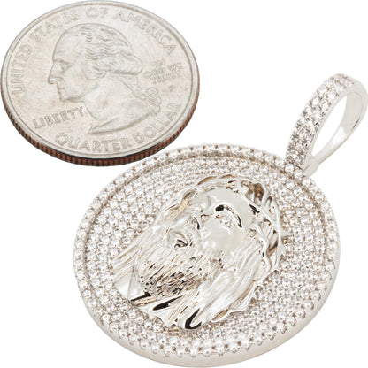 Jesus Piece Circle Pendant
