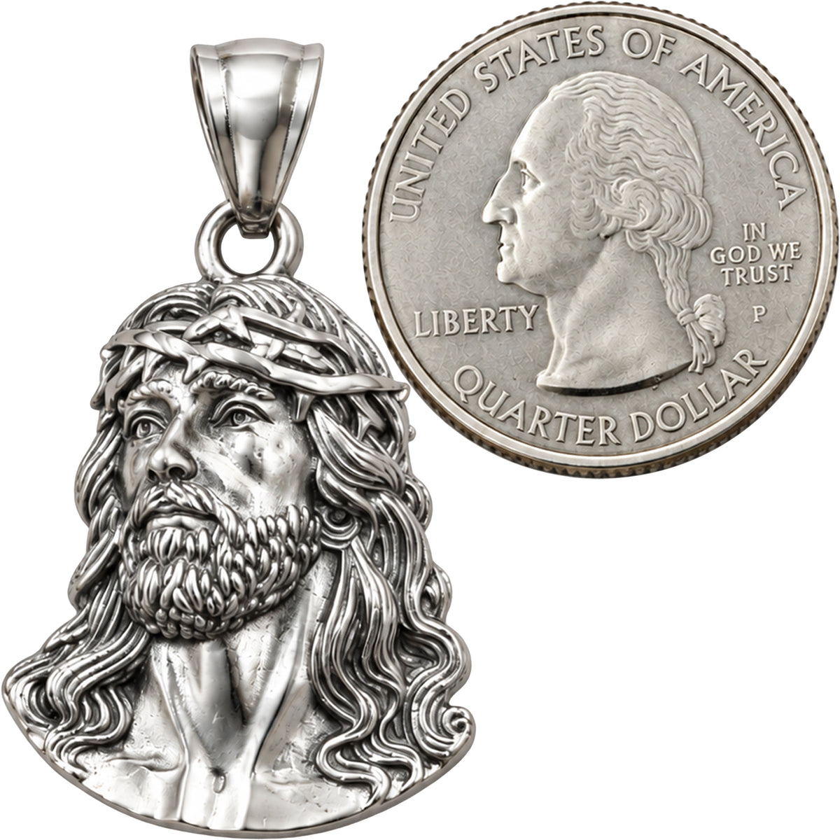Crown Of Thorns Jesus Piece Pendant