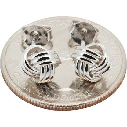 7mm Love Knot Studs