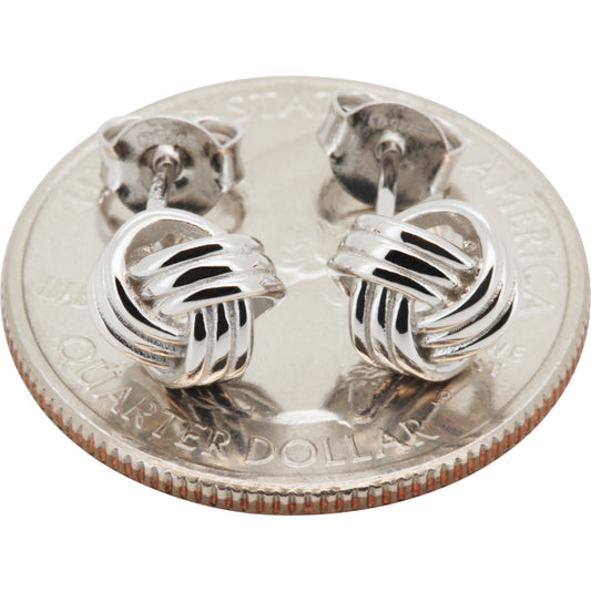 7mm Love Knot Studs