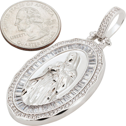 Virgin Mary Medallion Pendant
