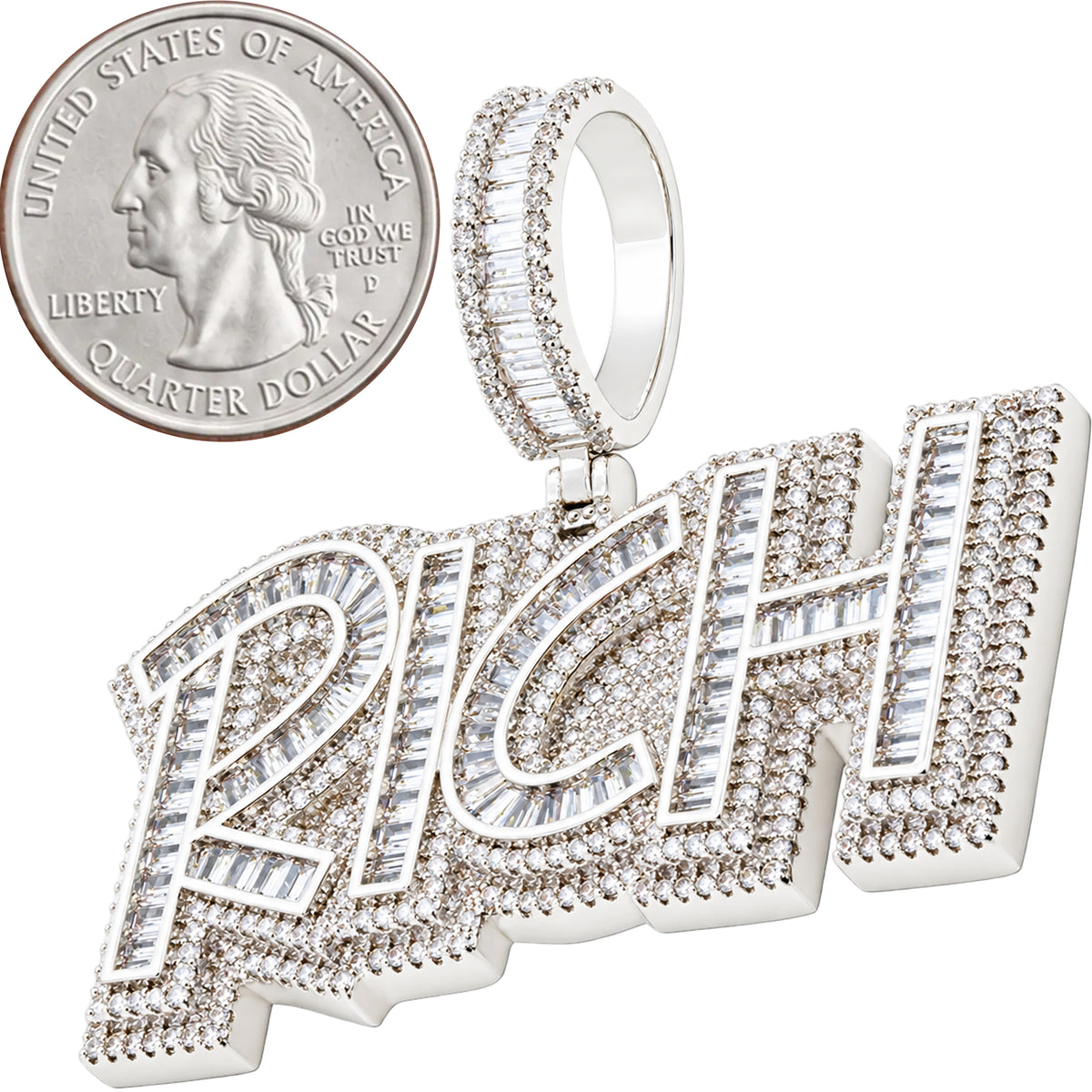 Baguette Rich Pendant