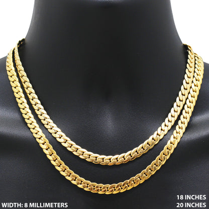 8mm Miami Cuban Link Chain 30"