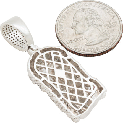 Moissanite Jesus Piece Pendant