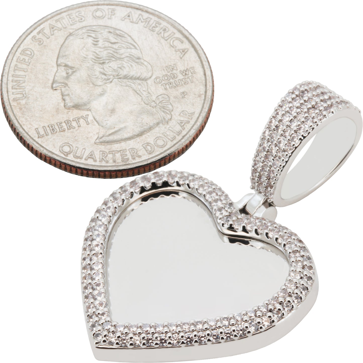 Heart Frame Memory Pendant