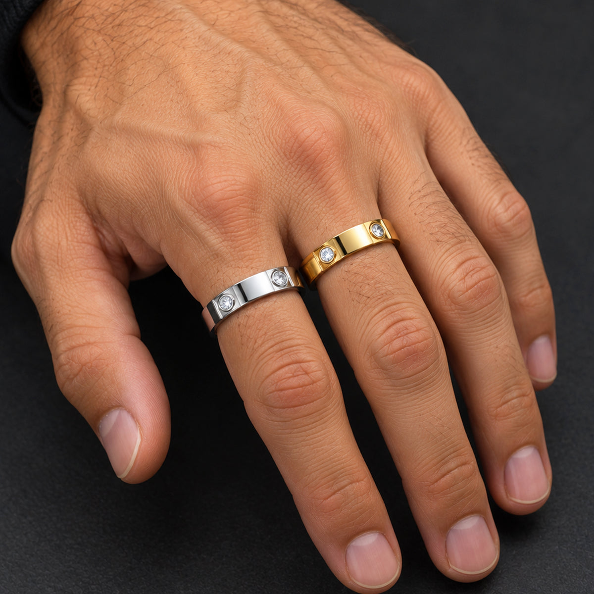 5mm Flush Set Band Ring Size 5