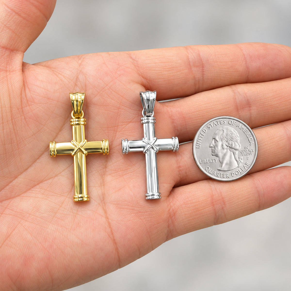 Plain Knot Cross Pendant
