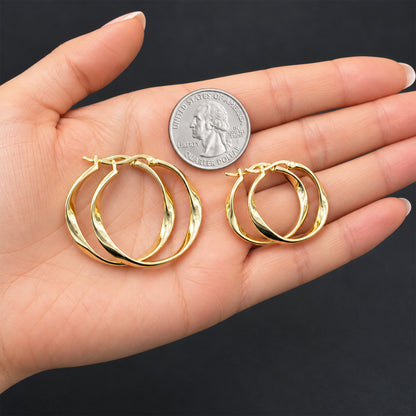 4x30mm Twisted Hoops M