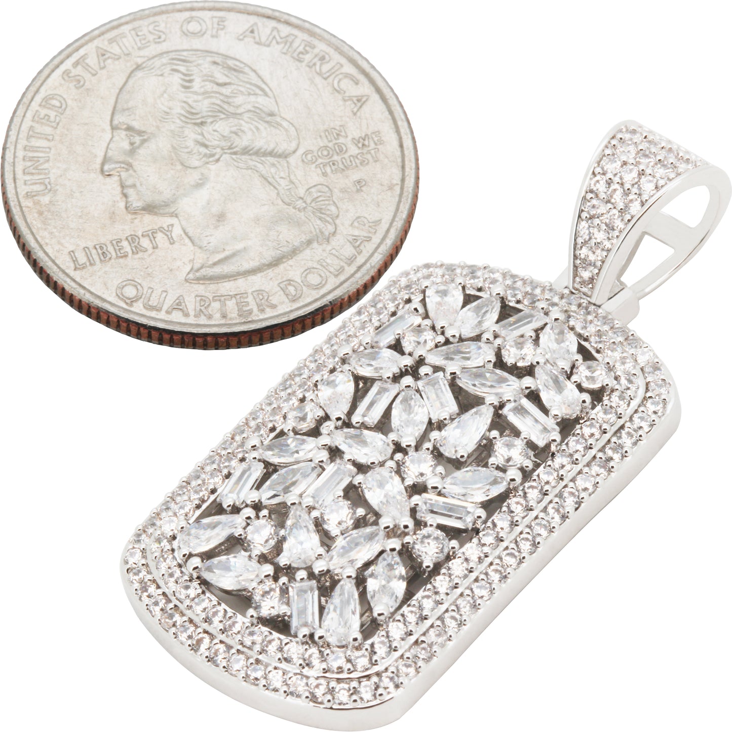 Cluster Dog Tag Pendant