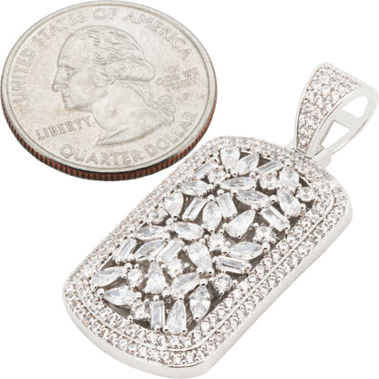 Cluster Dog Tag Pendant