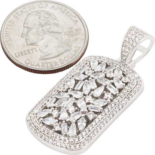 Cluster Dog Tag Pendant