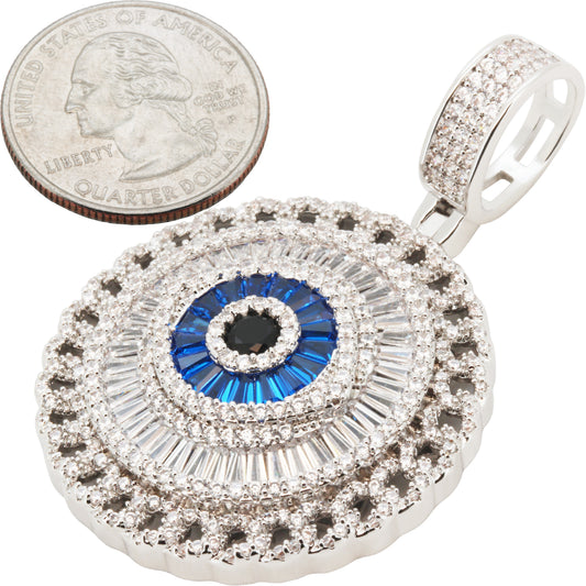 Evil Eye Circle Pendant