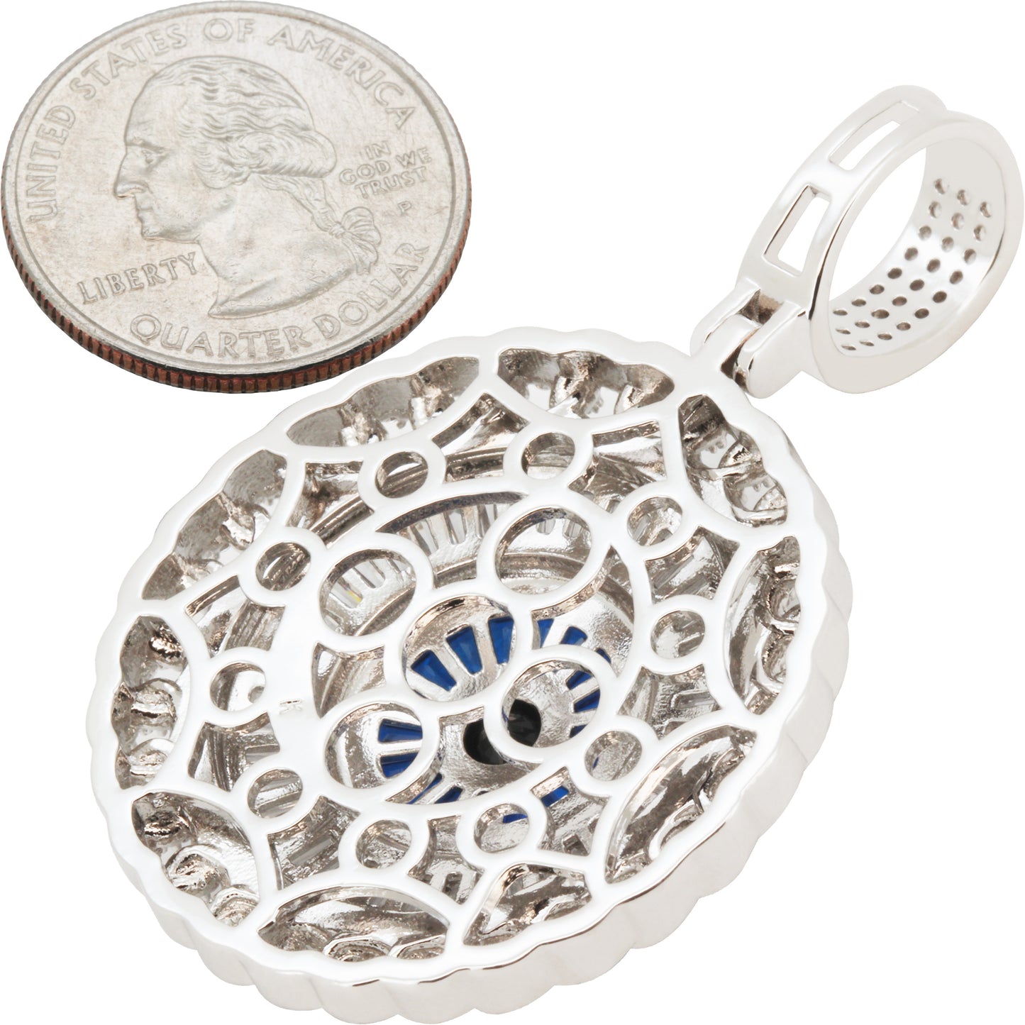 Evil Eye Circle Pendant