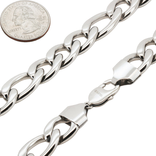 14mm Figaro Link Chain 22"
