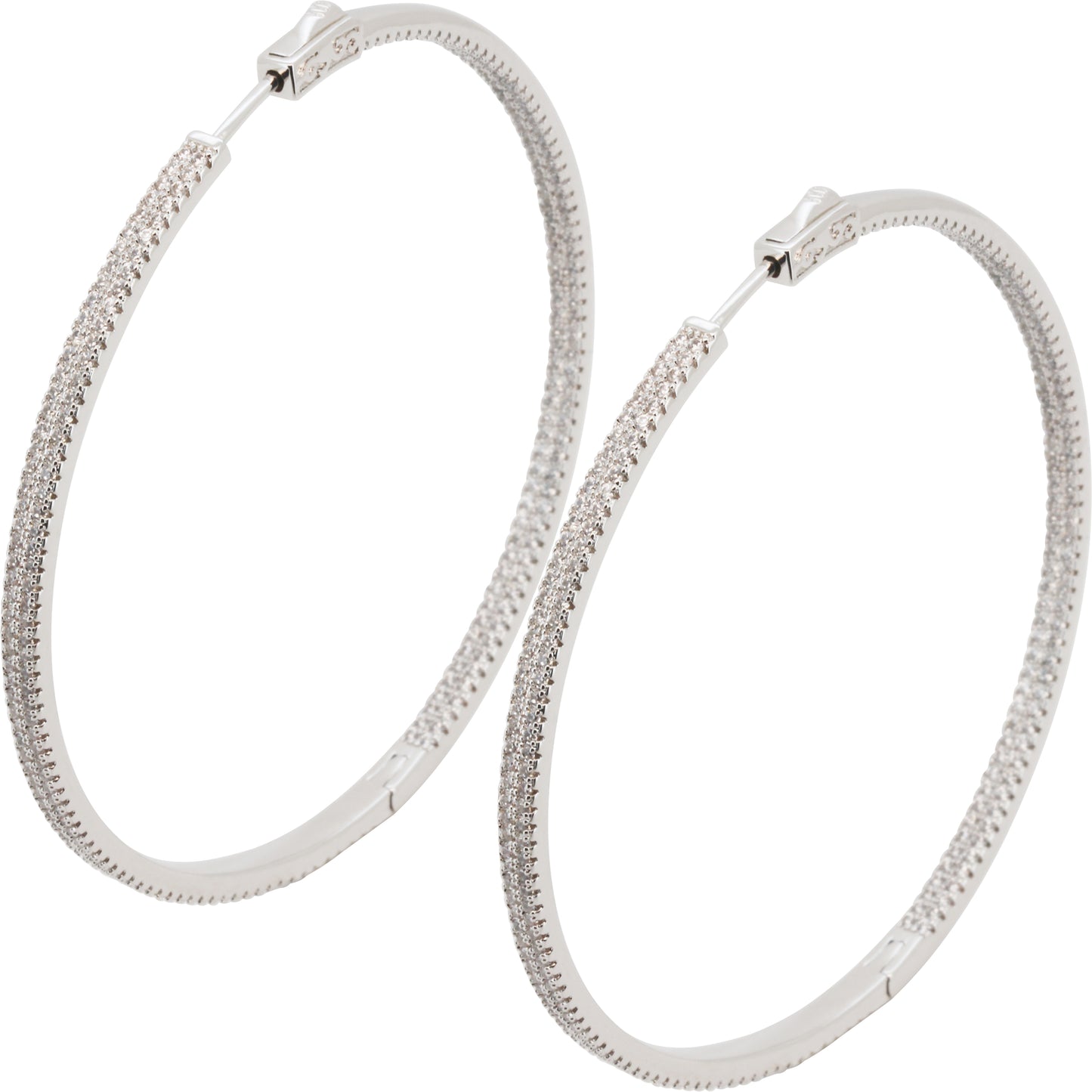 3x60mm Pavé Hoops
