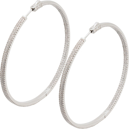 3x60mm Pavé Hoops