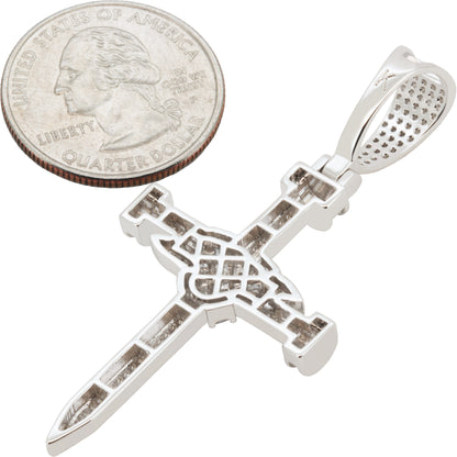 Knot Nail Cross Pendant