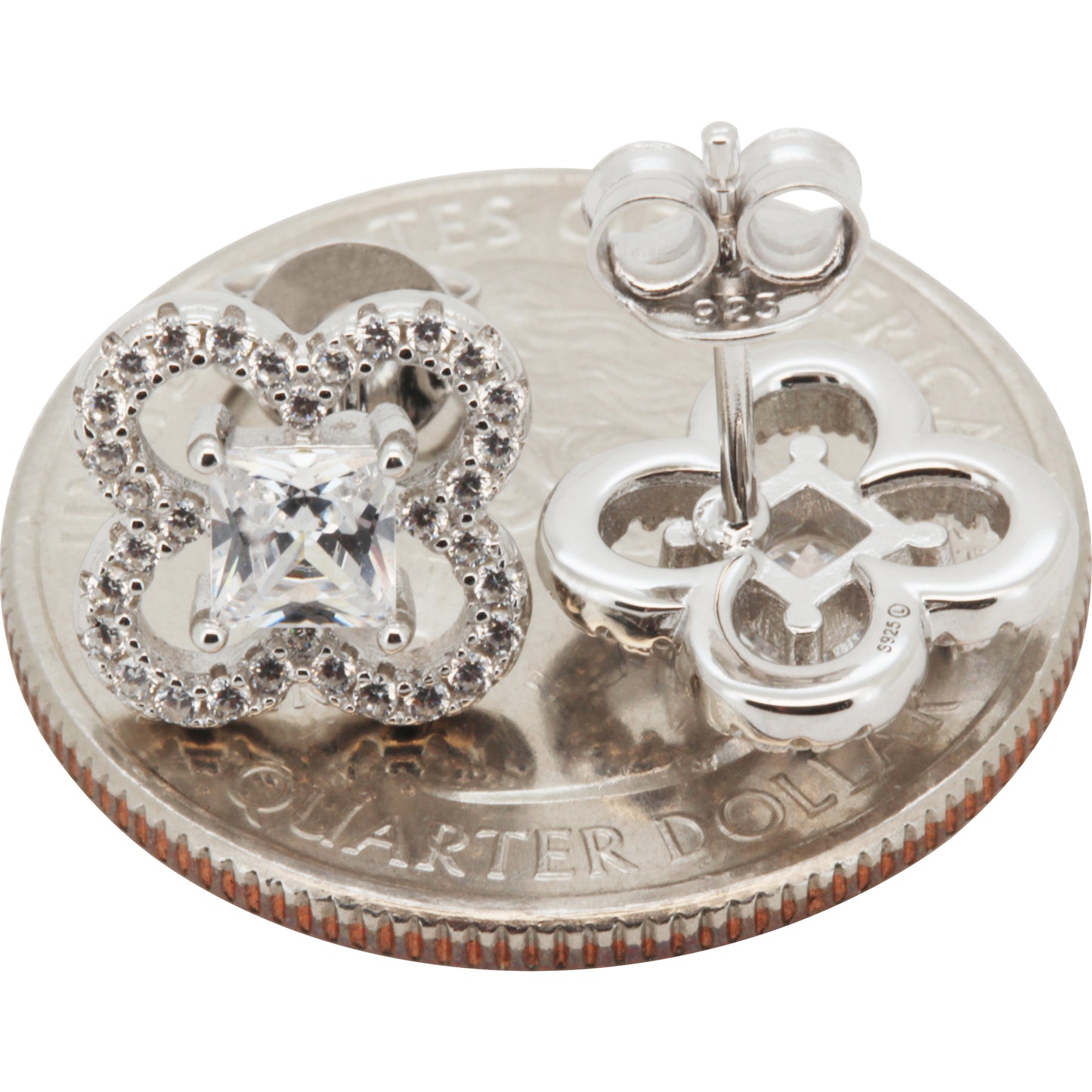 9mm Clover Halo Studs