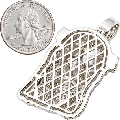 Marquise Crown Jesus Piece Pendant