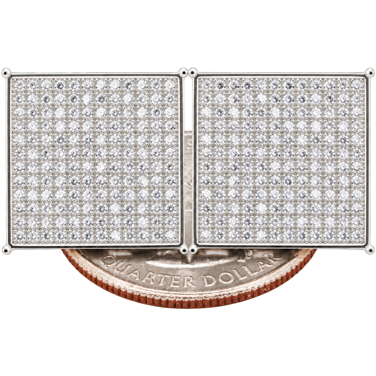 16mm Pavé Square Studs