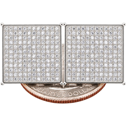 16mm Pavé Square Studs