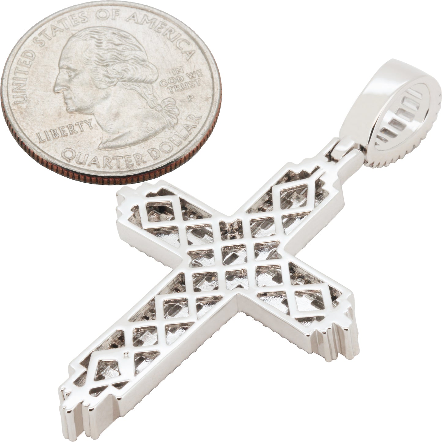 Baguette Cross Pendant