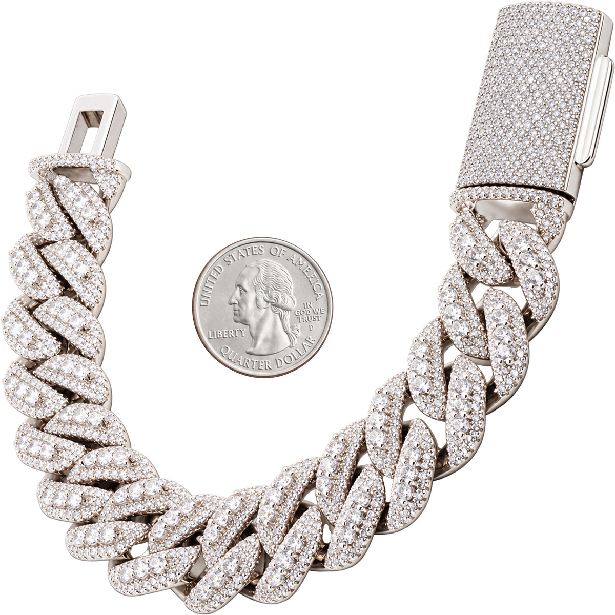 20mm Cuban Link Bracelet 8.5"