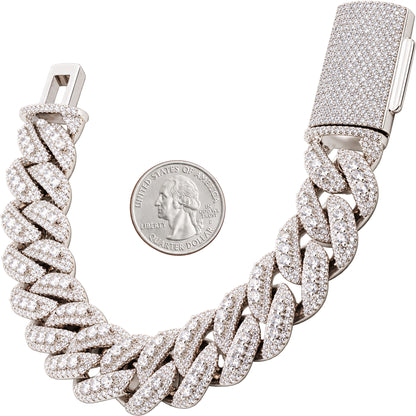 20mm Cuban Link Bracelet 8.5"