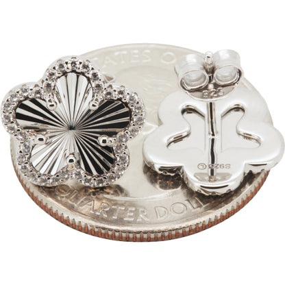 12mm Floral Cluster Studs