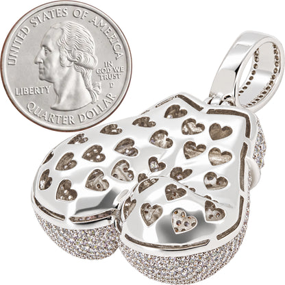 Reverse Set Boxing Gloves Pendant