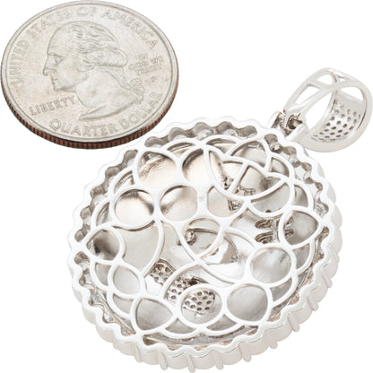 Egyptian Accent Symbols Circle Pendant