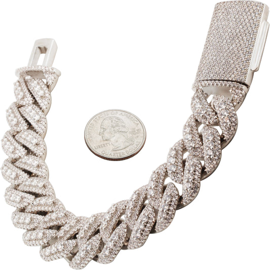 20mm Cuban Link Bracelet 8.5"