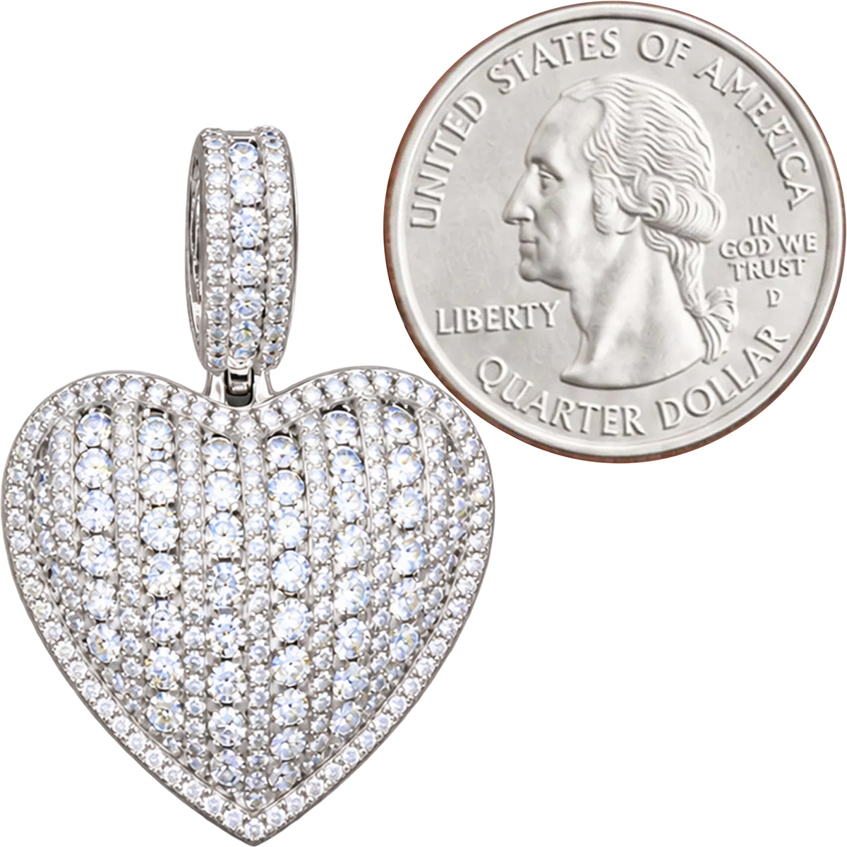 Cluster Heart Pendant