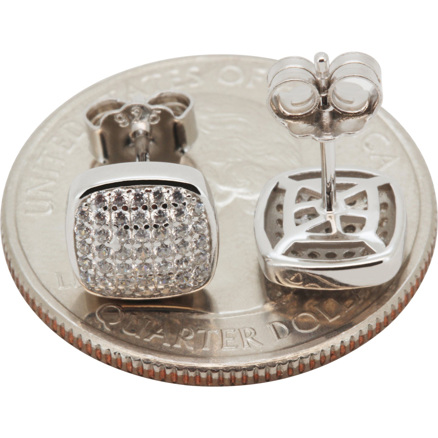10mm Puffy Square Studs