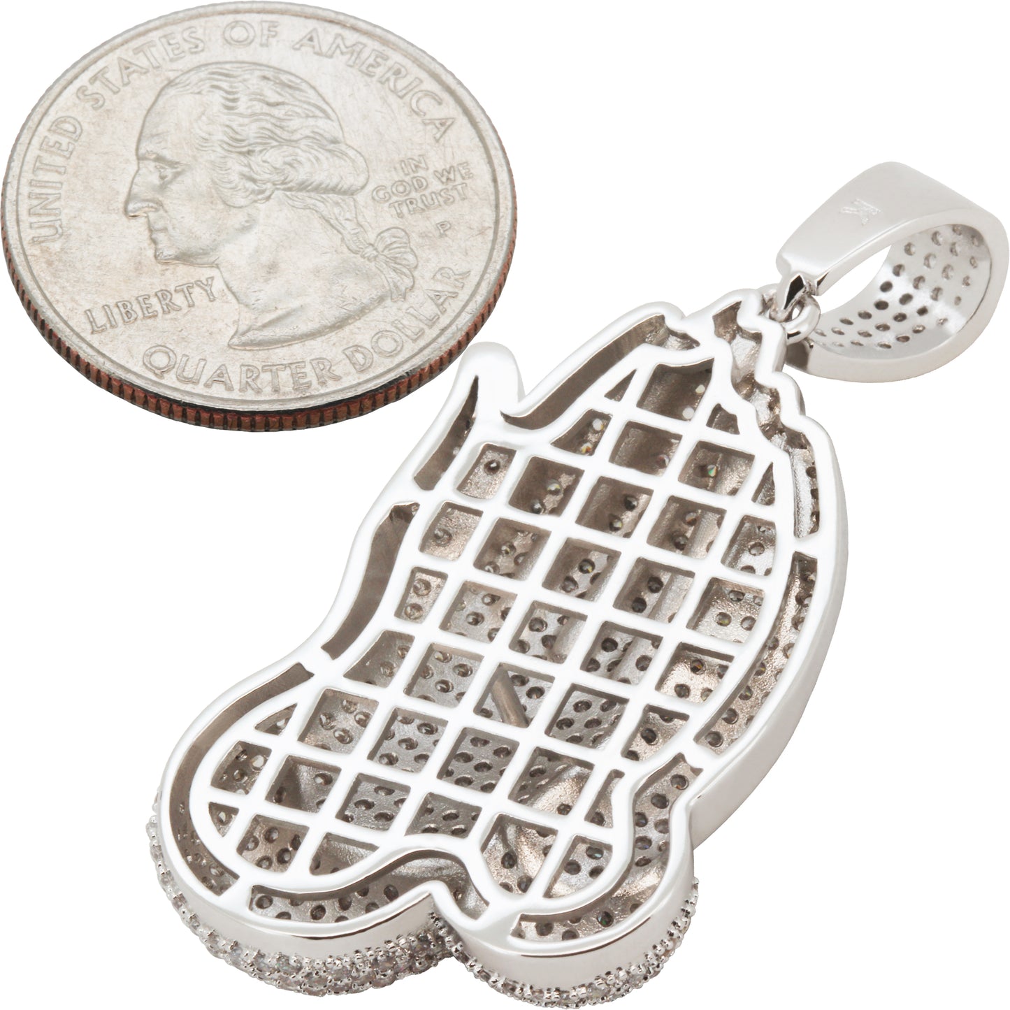 Praying Folded Hands Pendant L