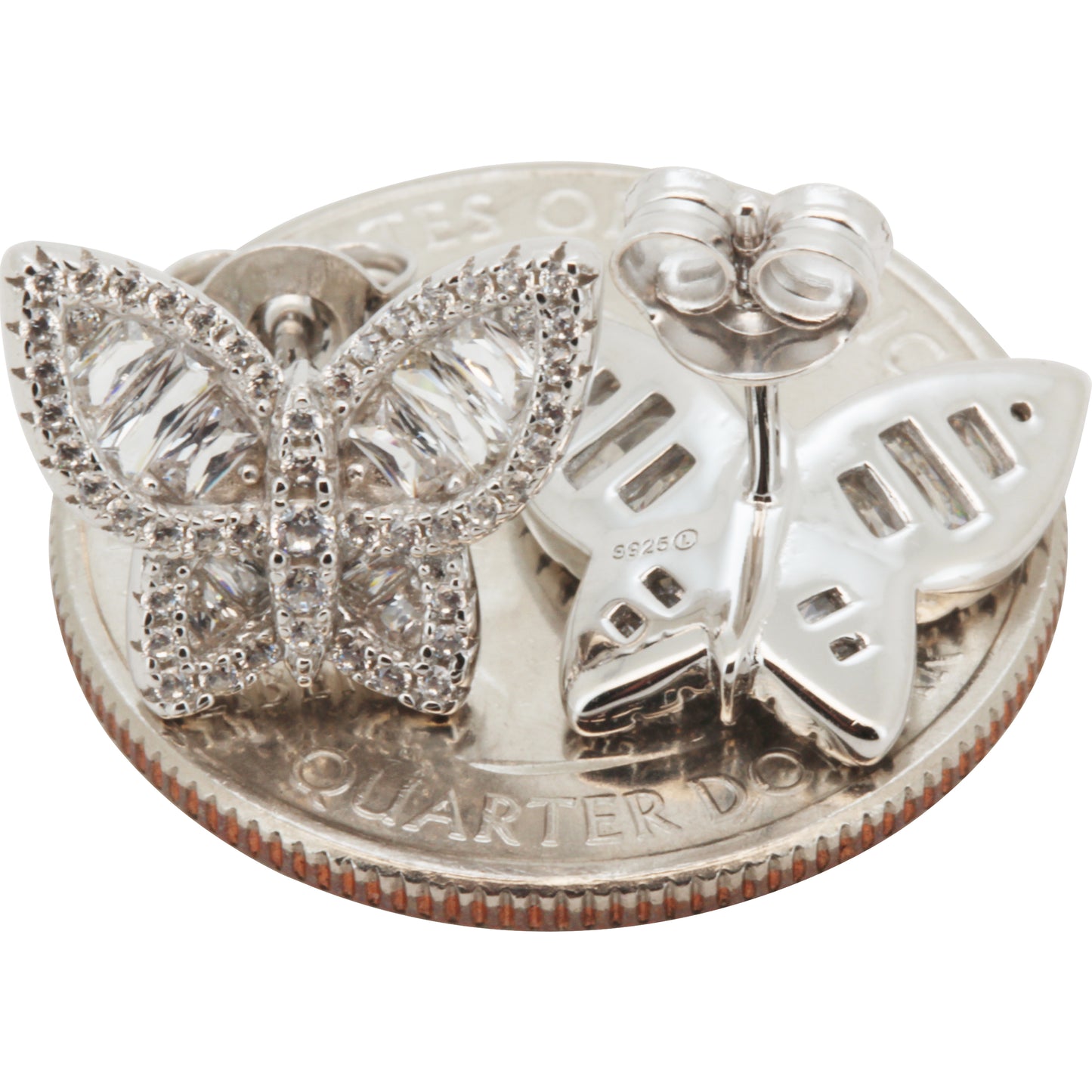 14mm Butterfly Studs