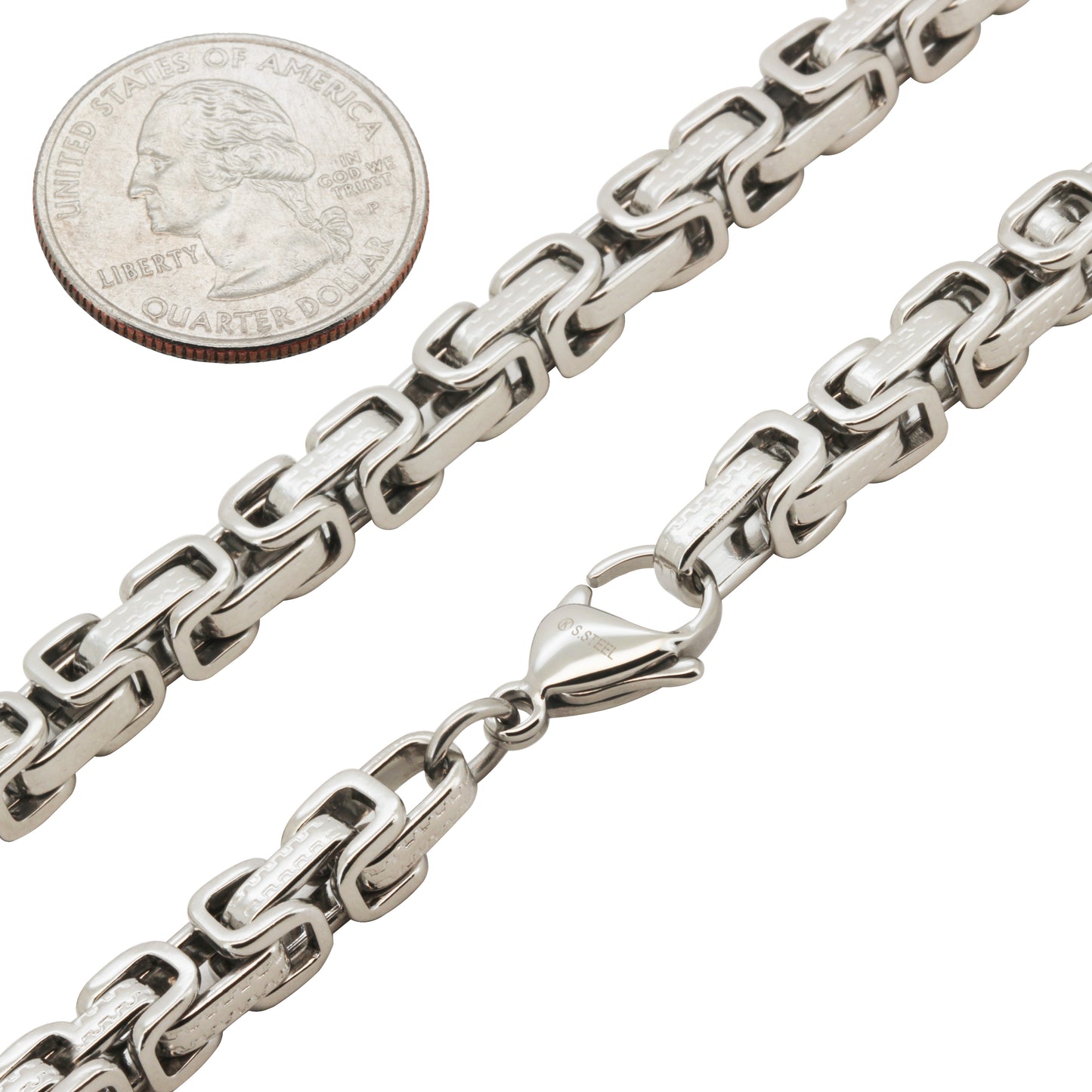 6mm Byzantine Chain 20"