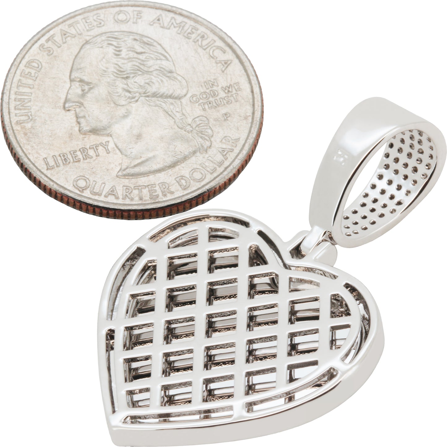Heart Frame Memory Pendant
