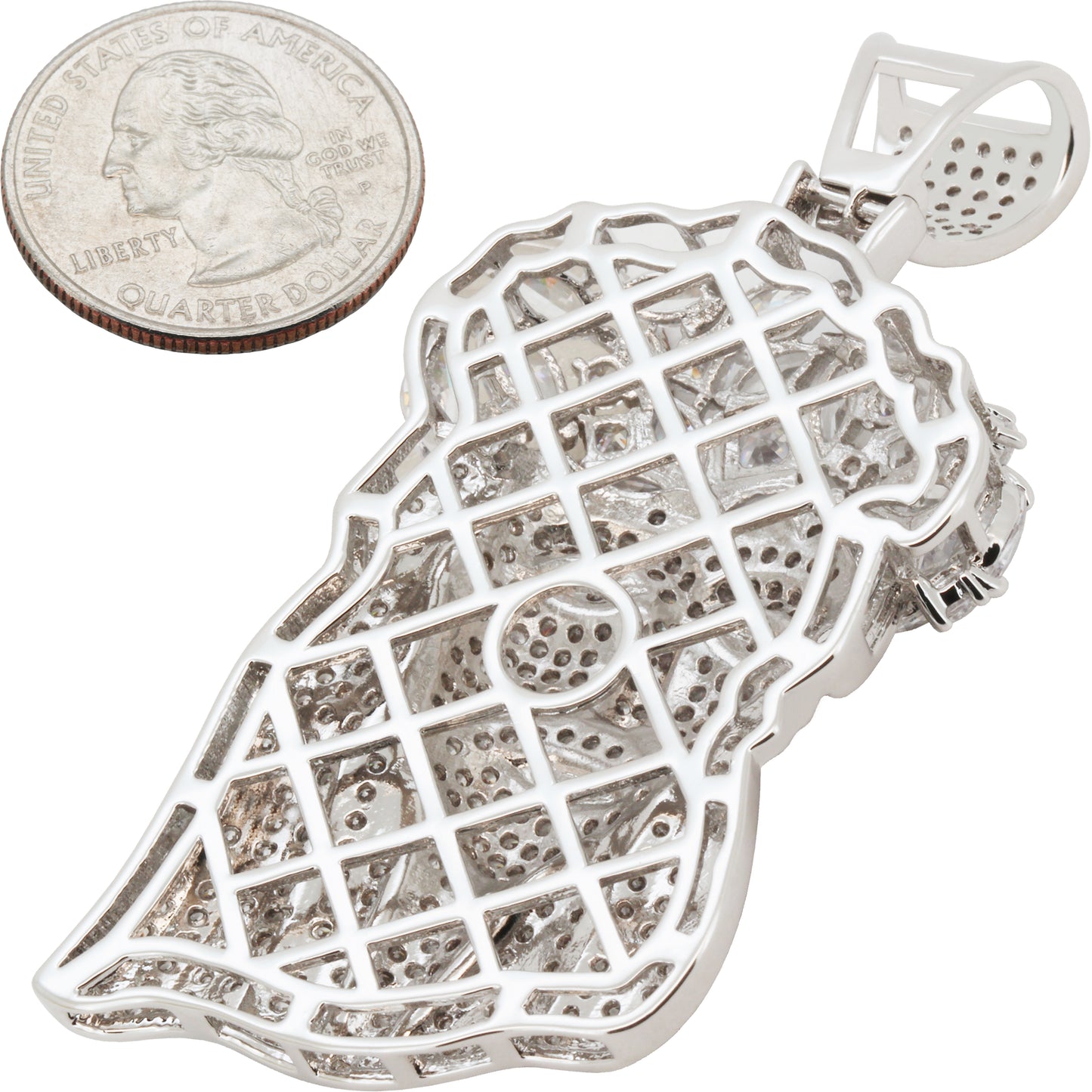 Marquise Jesus Piece Pendant