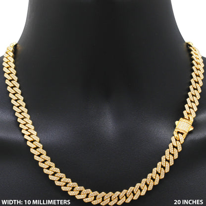 10mm Cuban Link Chain 20"