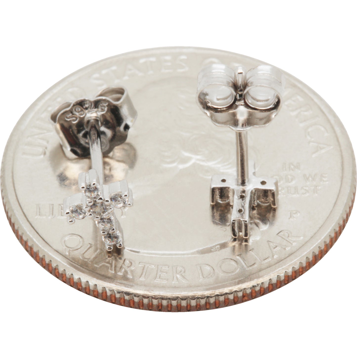 6mm Tennis Cross Studs