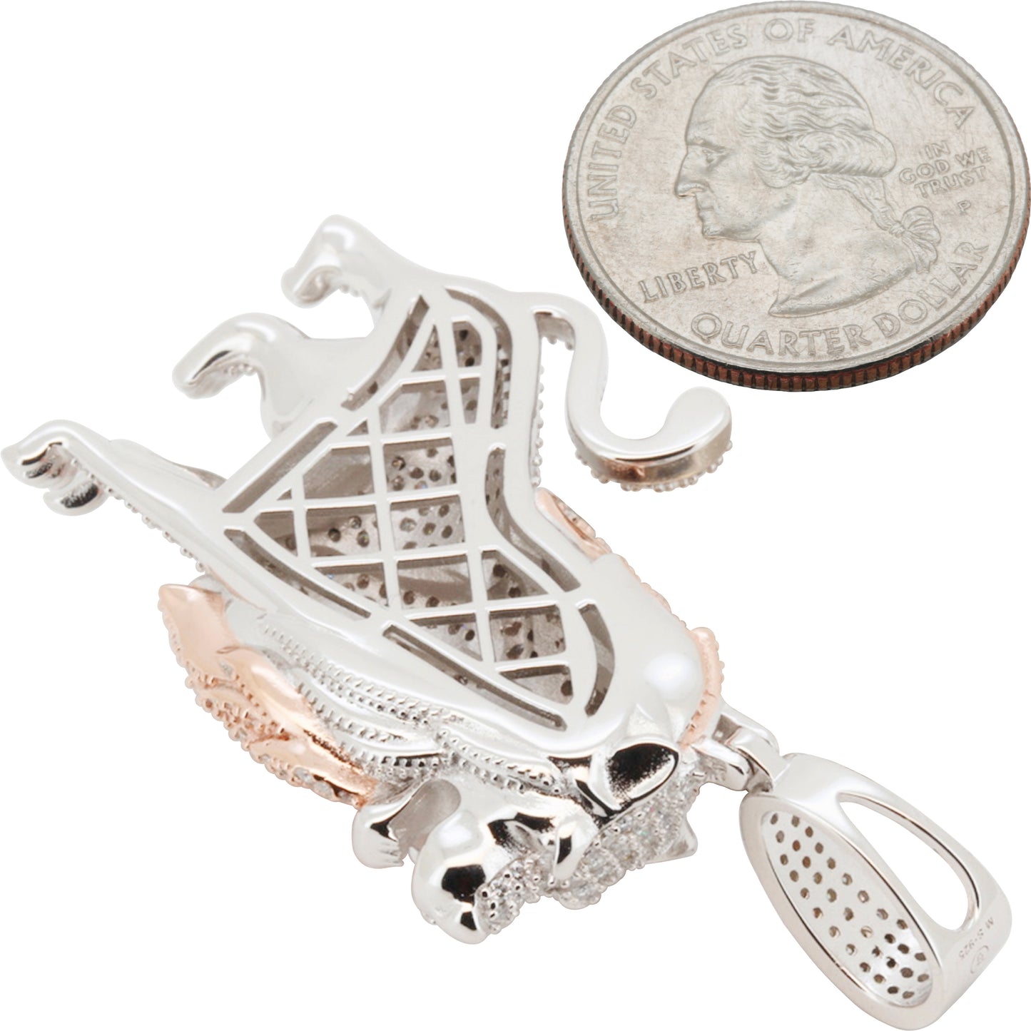 Moissanite Lion Pendant