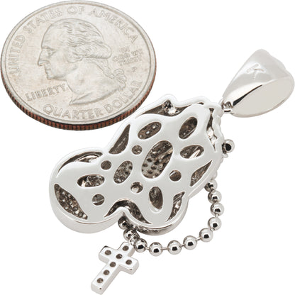 Praying Folded Hands Rosary Pendant