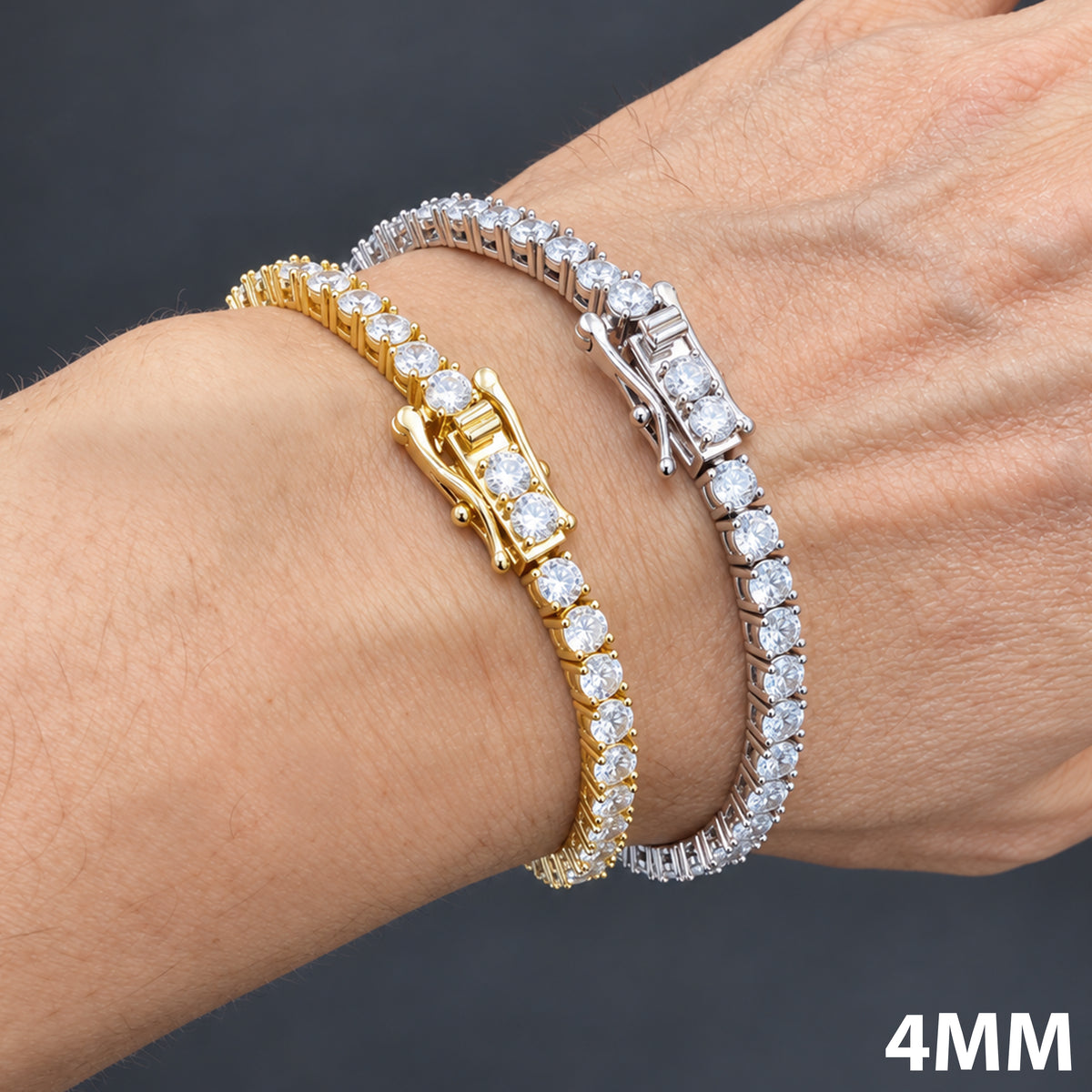 4mm Tennis Bracelet 7.5"