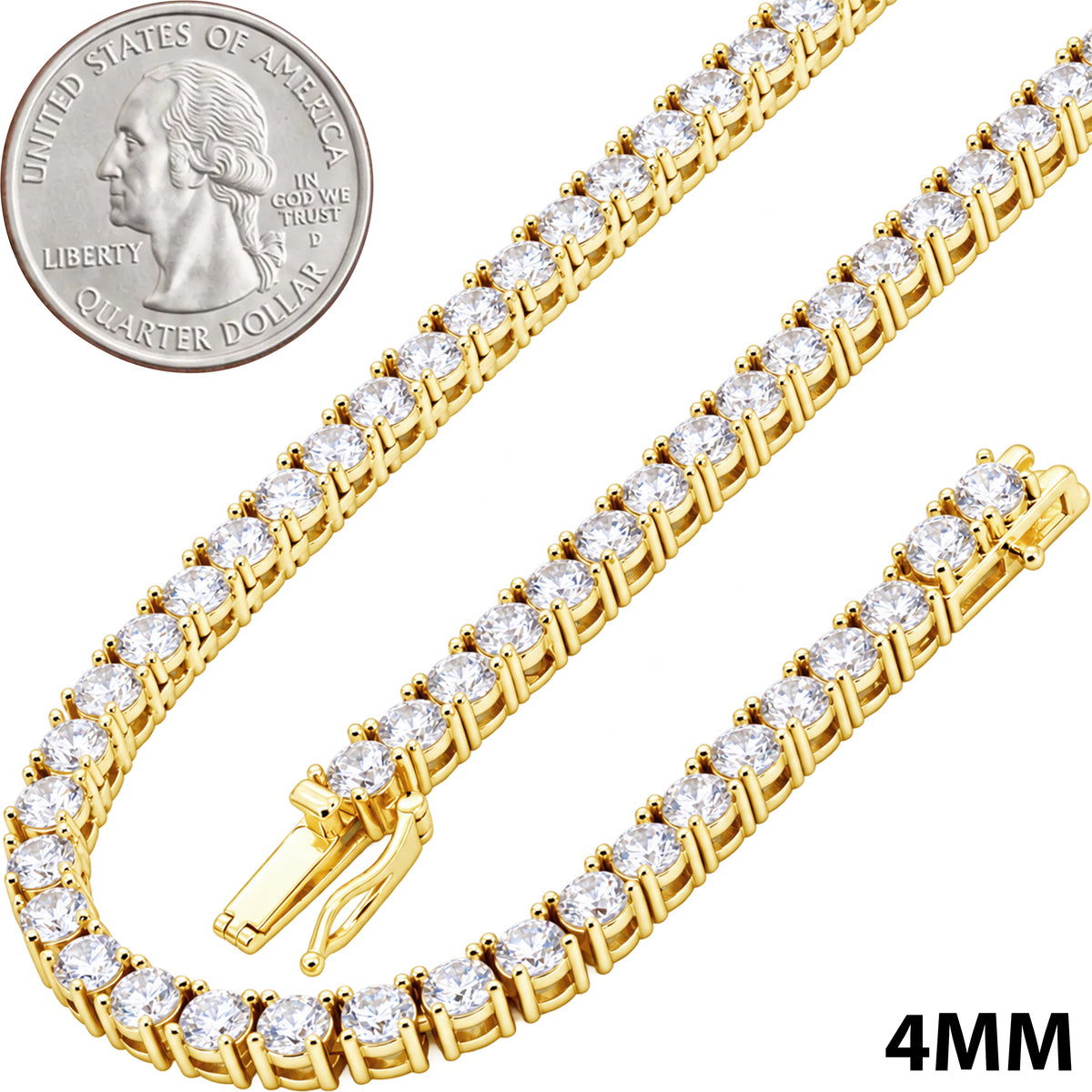 4mm Tennis Chain 20"