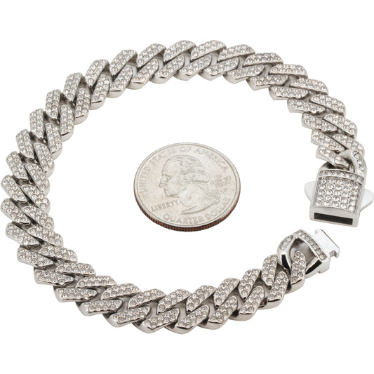 10mm Cuban Link Bracelet 8.2"