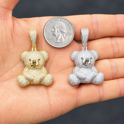 Pavé Teddy Bear Pendant