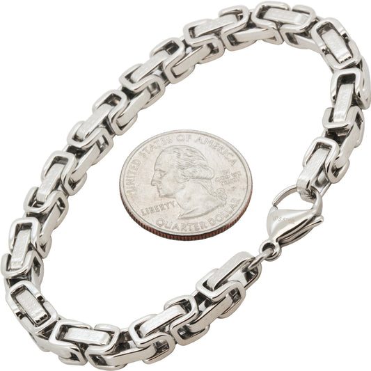6mm Byzantine Bracelet 8"