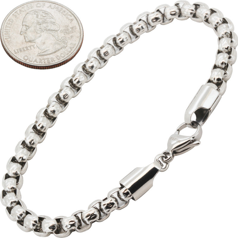 6mm Box Bracelet 8.5"