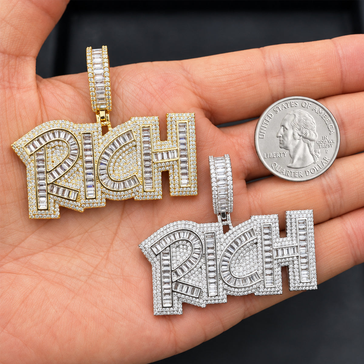Baguette Rich Pendant